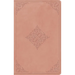 ESV Large Print Value Thinline Bible (Trutone, Blush Rose, Fleur-De-Lis Design)