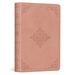 ESV Vest Pocket New Testament with Psalms and Proverbs, Red Letter (Trutone, Blush Rose, Fleur-De-Lis Design)