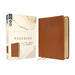 Flourish: The NIV Bible for Women, Leathersoft, Brown, Comfort Print