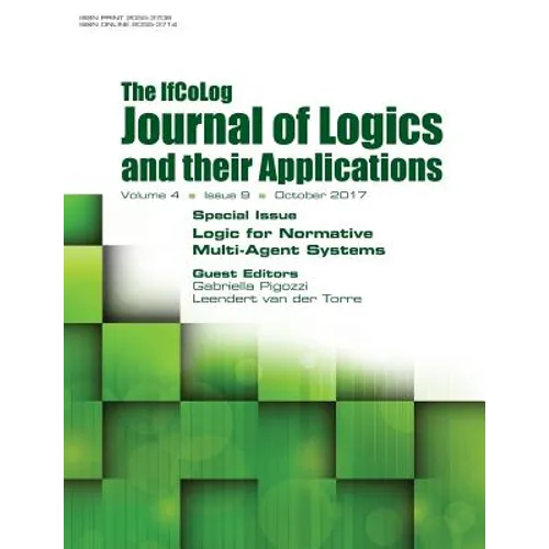 Ifcolog Journal of Logics and their Applications Volume 4, number 9. Logic for Normative Multi-Agent Systems