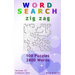Word Search: Zig Zag, 100 Puzzles, 2800 Words, Volume 17, Compact 5"x8" Size