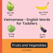 Vietnamese - English Words for Toddlers - Fruits and Vegetables: Teach and Learn Vietnamese For Kids and Beginners Bilingual Picture Book with English