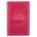 KJV Bible Deluxe Gift (Faux Leather, Pink)