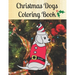 Christmas Dogs Coloring Book for kids: Premium Cover with Funny Christmas Repeated Dog Illustrations Coloring Pages Easy to use + Blank Sketchbook Pag