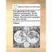 The elements of Sir Isaac Newton's philosophy. By Mr. Voltaire. Translated from the French. Revised and corrected by John Hanna, ...