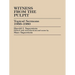 Witness from the Pulpit: Topical Sermons, 1933-1980