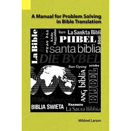 A Manual for Problem Solving in Bible Translation