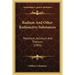 Radium And Other Radioactive Substances: Polonium, Actinium And Thorium (1903)