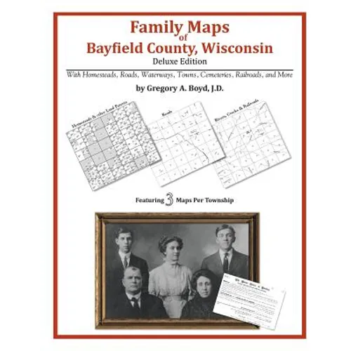 Family Maps of Bayfield County, Wisconsin