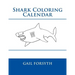 Shark Coloring Calendar