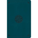 ESV Giant Print Personal Size Bible, Red Letter (Trutone, Deep Teal, Emblem Design)