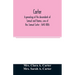 Carter, a genealogy of the descendants of Samuel and Thomas, sons of Rev. Samuel Carter: 1640-1886: a contribution to the history of the first Carters