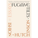 Fugitive Tilts: Essays