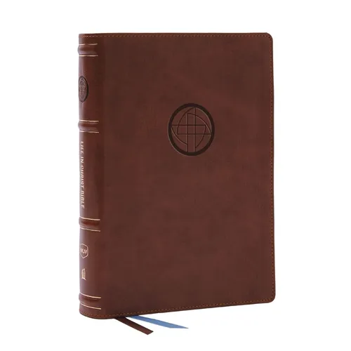 Life in Christ Bible: Discovering, Believing, and Rejoicing in Who God Says You Are (Nkjv, Brown Leathersoft, Thumb Indexed, Red Letter, Comfort Print