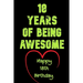 18 Years Of Being Awesome Happy 18th Birthday: 18 Years Old Gift for Boys & Girls