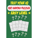 Test Your IQ: 180 Sudoku Puzzles - Easy Level: 92 Pages Big Book Sudoku Puzzles - Tons of Fun for your Brain!