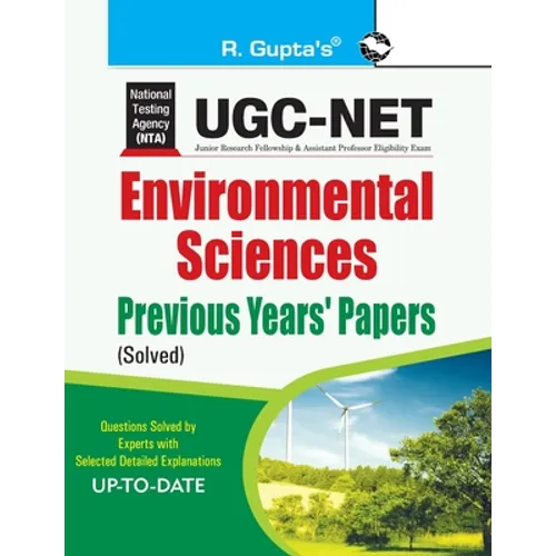 Ugcnet: Environmental Sciences Previous Years Papers (Solved)
