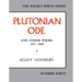 Plutonian Ode: And Other Poems 1977-1980
