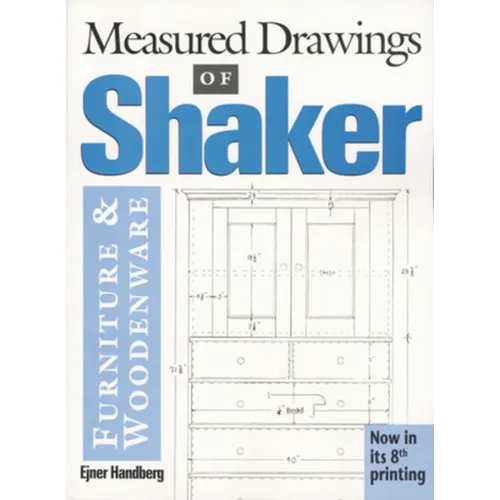 Measured Drawings of Shaker Furniture and Woodenware - Paperback