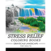 Stress Relief Coloring Books GRAYSCALE Landscape for Adults Volume 2