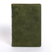 NASB Large Print Thinline Bible, Holman Handcrafted Collection, Marbled Olive Premium Calfskin