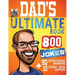 Dad's Ultimate Book 800 Jokes + 50 Author Inspired Crosswords + 10 Literary Trivia Questions