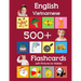 English Vietnamese 500 Flashcards with Pictures for Babies: Learning homeschool frequency words flash cards for child toddlers preschool kindergarten