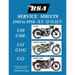 BSA C10-C10l-C11-C11g-C12 'Service Sheets' 1945-1958 for All Pre-Unit S.V. and O.H.V. Rigid, Spring Frame and Swing Arm Models