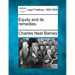Equity and Its Remedies.