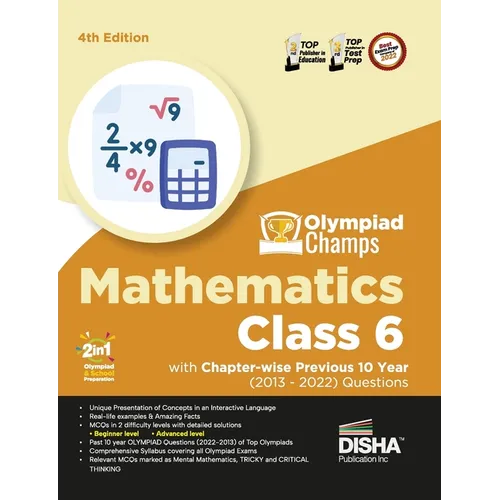 Olympiad Champs Mathematics Class 6 with Past Olympiad Questions