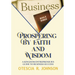 Prospering by Faith and Wisdom
