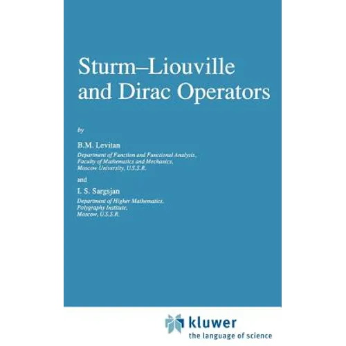 Sturm--Liouville and Dirac Operators