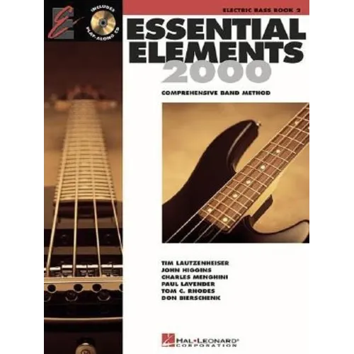 Essential Elements: Electric Bass Book 2 - Comprehensive Band Method Eei Online Resource Included Beginner Sheet Music and Practice Exercises Interact