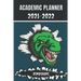 Academic Planner 2021 - 2022: Dinosaurs Tyrannosaurus Rex animal t-rex Monthly planner for middle elementary and high school student geek with sched