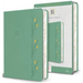 KJV Holy Bible, Large Print Medium Format, Green with Birds Faux Leather W/ Ribbon Marker, Red Letter