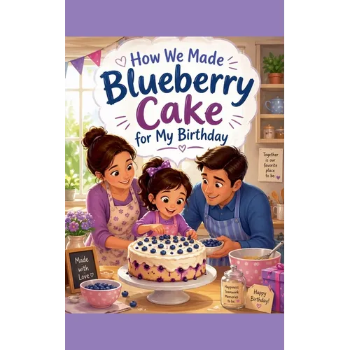 How We Made Blueberry Cake for My Birthday