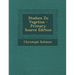 Studien Zu Vegetius - Primary Source Edition