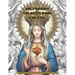 Holy Rosary Coloring book for kids: for kids