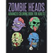Zombie Heads - Advanced Coloring Book for Adults