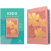 NLT Kids Bible, Thinline Reference Edition (Leatherlike, Tropical Flowers Dusty Pink, Indexed, Red Letter)