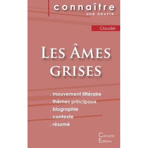 Fiche de lecture Les Âmes grises de Claudel (Analyse littéraire de référence et résumé complet)