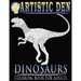 Dinosaurs Coloring Book For Adults (Floral Tangle Art Therapy: Volume 4)