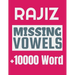 Rajiz Missing Vowels puzzle: Plus 10000 Missing Vowels Puzzle for Adults