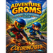 Adventure Groms: Fast Downhill Riding, Longboard Speed Runs, Mountain Roads, and Action Sports Scenes for Kids, Teens, and Adults Bold Easy-to-Color P