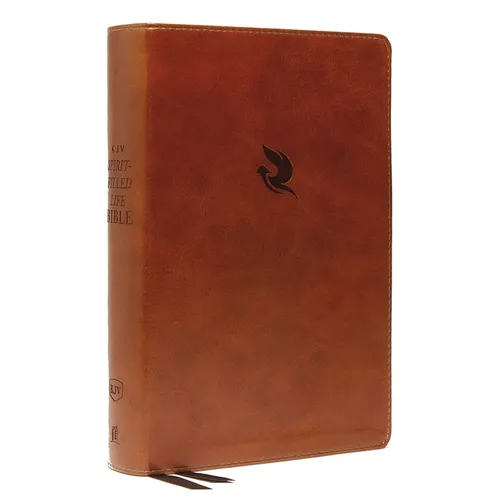 Kjv, Spirit-Filled Life Bible, Third Edition, Leathersoft, Brown, Red Letter Edition, Comfort Print: Kingdom Equipping Through the Power of the Word