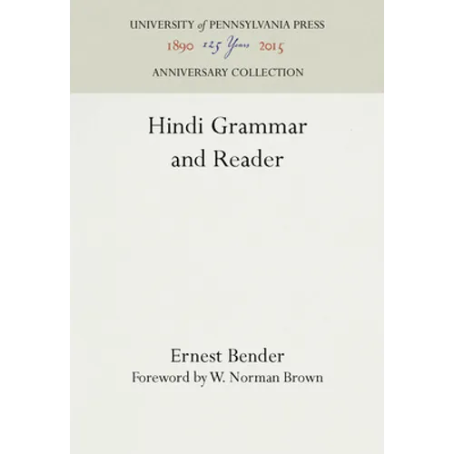 Hindi Grammar and Reader