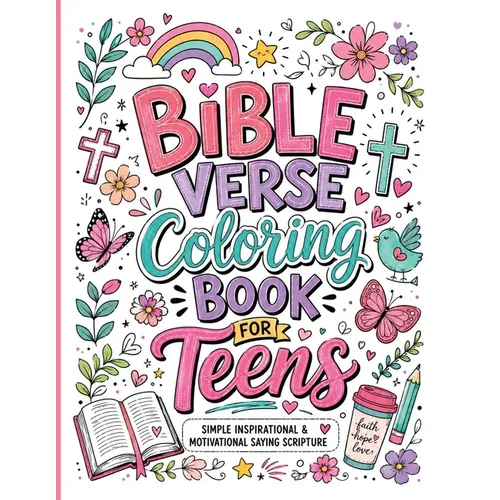 Bible verse coloring book for teens
