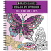 Brain Games - Color by Number: Butterflies - Stress-Free Adult Coloring Book with Tear-Out Pages Relaxing Activity for Paint by Number Lovers Gift for