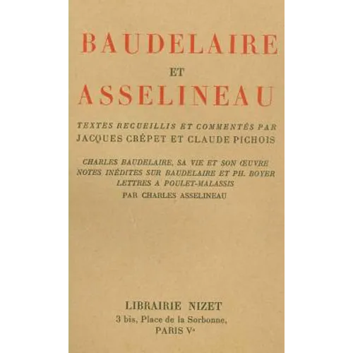 Baudelaire Et Asselineau