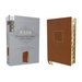 Nasb, Personal Size Bible, Large Print, Leathersoft, Brown, Red Letter, 1995 Text, Thumb Indexed, Comfort Print